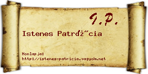 Istenes Patrícia névjegykártya
